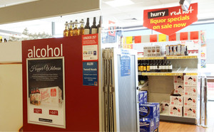 Aldi Pic 3 - Alcohol section near the checkout