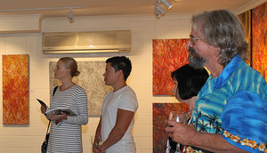 Boomerang Art - Aboriginal Art Pic 4 - Exhibition Opening