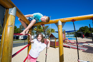 Broadwater Tourist Park Pic 4 - Broadwater childrens play equipment