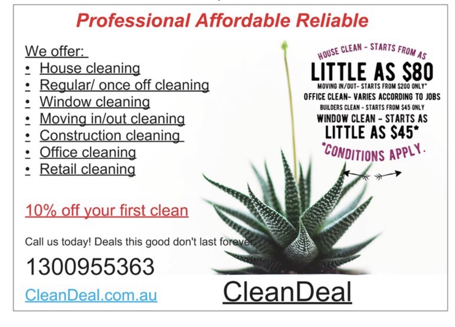 Clean Deal Pic 1