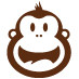 Cheeky Little Monkey Pic 1 - A unique range of wall art nursery art baby gifts and kids room dcor