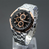 Gifts n Decor Pic 1 - Mens Stainless Steel Analog Quartz Watch CopperBlack