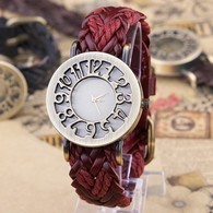 Gifts n Decor Pic 5 - Vintage Ladies Quartz Watch Burgundy Band