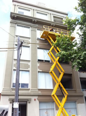 Melbourne City Painting Pic 2 - Hard to reach