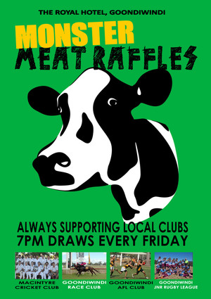 O'shea's Royal Hotel Pic 2 - Meat raffles Fridays