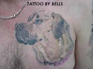 Bells Ink Tattooing and Body Piercing Pic 2 - dog portrait