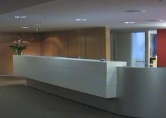 Office Shop Renovations Pic 1 - reception desk