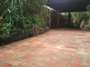 Intuitive Outdoor Solutions Pic 2 - Recycled Brick driveway in Eaglemont