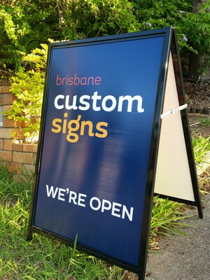 Brisbane Custom Signs & Printing Pic 4 - Corflute Aframe 600x900mm