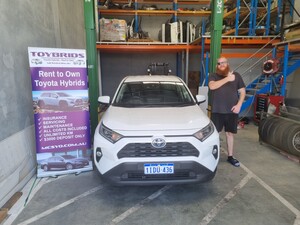 Toybrids - Toyota Hybrids Rent-to-own Cars Perth Pic 5 - Another happy customer