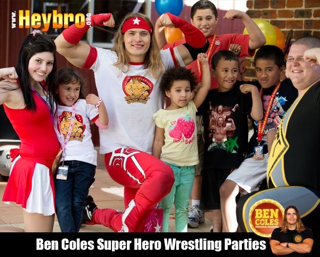 Super Hero Wrestling Party Pic 1 - Super Hero Wrestling Party