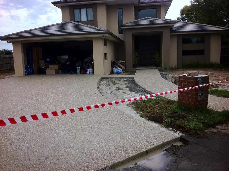 McIntosh Concrete Pic 1 - Exposed Aggregate Dandenong At MCINTOSH CONCRETE