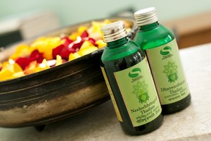 Ayurvedic Wellness Centre Pic 3 - We use organic massage oils