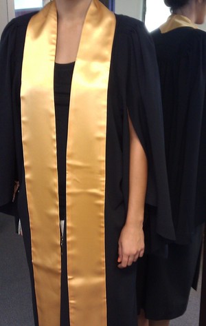 Academic Dress Hire Service Pic 3 - Available to hire or purchase UQ Assoc Deg Undergrad