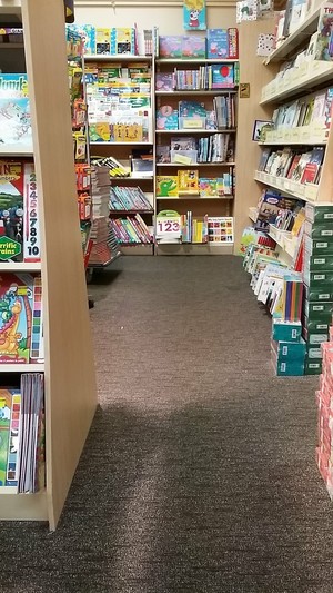 QBD The Bookshop Pic 3 - looking at the Childrens section