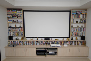 Dave Harris Cabinets Pic 3 - built in unit for a theatre room