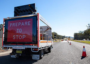 LDC Equipment Pic 3 - Full Colour LED Board RMS Approved Arrow Board Vehicle Mounted