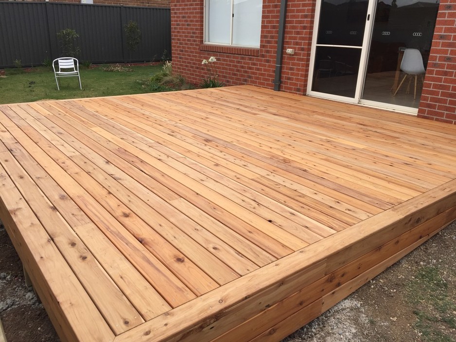 Beau Duthie Carpentry Pic 1 - Cypress Pine deck in Lara