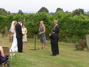 Heather Boundy - Civil Celebrant Pic 2 - winery setting