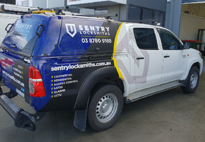 Sentry Locksmiths Pic 5 - Mobile Workshop