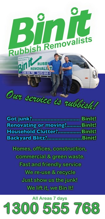 Binit Rubbish Removalists Pic 1 - Binit Flyer