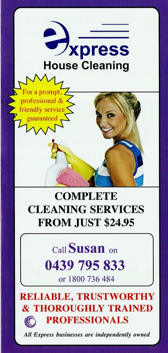 Express House Cleaning - Mortdale Pic 1 - BROCHURE