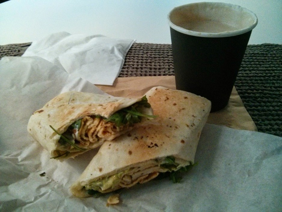 Bayswater Bru Pic 2 - 10 breakfast deal Tasty and light tasting breakfast wrap coffee