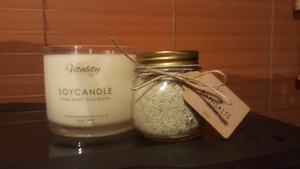 Vitality Mobile Massage Clinic Pic 3 - Aromatherapy Candles and Bath Salts