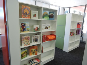 MultiLit Pic 5 - Bookshelves at Bella Vista Literacy Centre