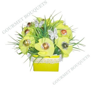 Gourmet Bouquets Pic 3 - Spring Delight Choc Bouquet