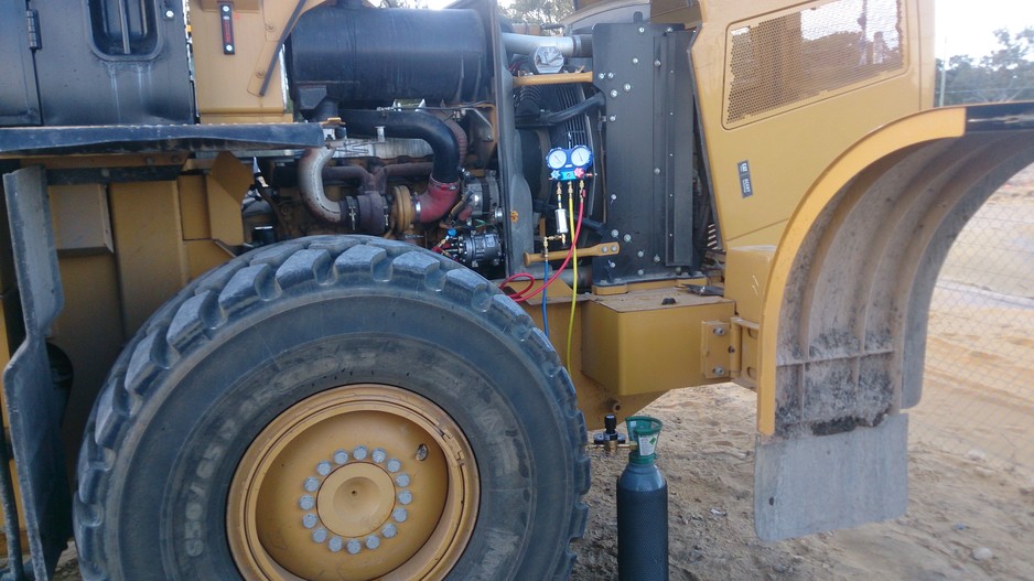 ACTS Heavy Diesel Pic 1 - AIr conditioning repairs on earthmoving machinery