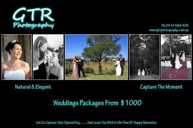 GTR Photography Pic 1 - let us capture your very special day