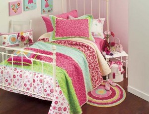 Bedazzled Pic 2 - miss molly coverlet by hiccups bed linen for kids