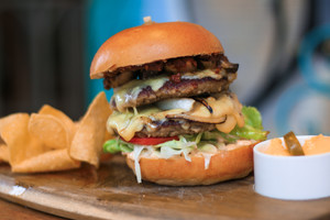 Pablo's Kitchen Pic 2 - Mexican Tower Burger