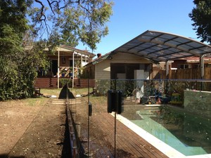 Waratah Glass Fencing Pic 2 - New Frameless Glass Pool Fence for a Wooden Deck