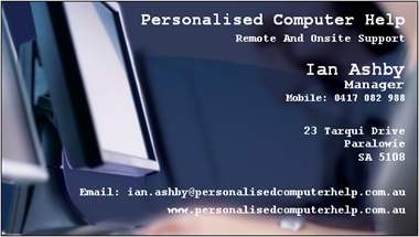 Personalised Computer Help Pic 1