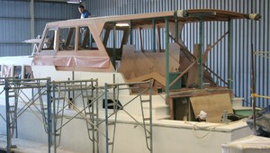 Fibrelite Boats Pic 5 - Major refit under way