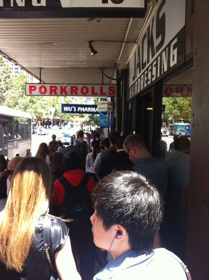 Sydney Pork Rolls Pic 4 - Theres always a queue at lunch but worth it