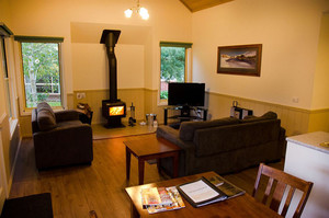 Alpine Valley Cottages Pic 3 - Lounge in Cottage 1