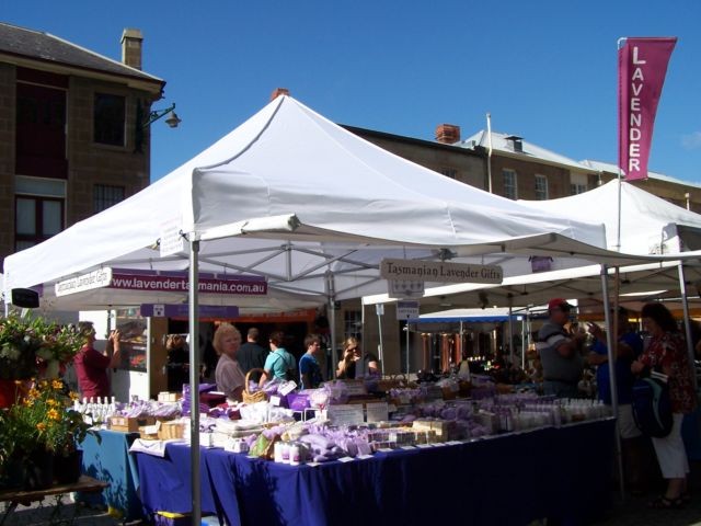 Tasmanian Lavender Gifts Pic 1 - Salamanca Market Lavender Stall Hobart