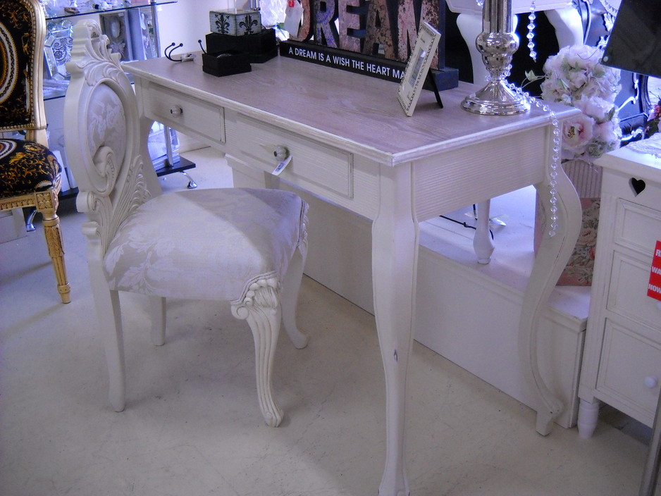 Canterbury Lace Pic 1 - French Provincial Desk Versace Style Chair