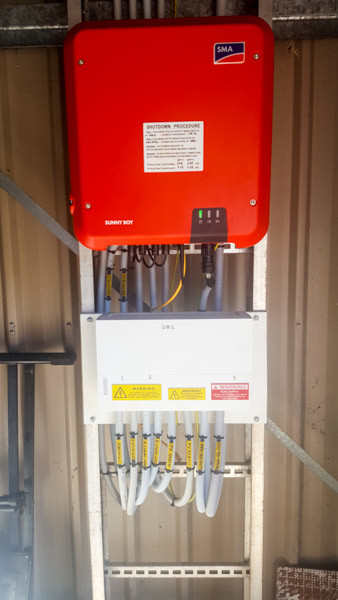 Solar and Grid Energy Systems Pic 1 - Solar Inverter installation