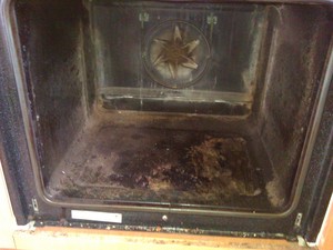 Oven & BBQ Cleaning Berwick Vic Pic 3 - A rental property oven the client wanted bond backI had stripped the oventhis is the shell before i started