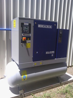 A1 Air Equipment Pic 2 - 20hp Screw Compressor on 500L Tank with Dryer Filters