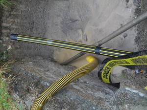 We Dig It - Vacuum Excavation Pic 4 - Keeping pits free from water and mud debris when installing new pipeline