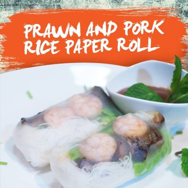 Roll'n Bowl Pic 1 - Rice Paper Rolls with Sweet Chilli or Peanut Butter Sauce