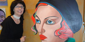 Art Studio Giselle Pic 4 - Art Deco Painting