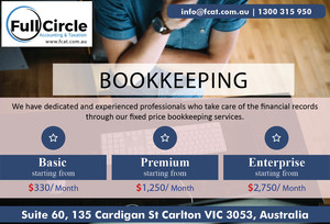 Full Circle Accounting & Taxation Pic 5 - Bookkeepers Melbourne providing bookkeeping and tax accounting services in Berwick and surrounds Consult us for payroll processing software support BAS preparation lodgment