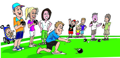 Leopold Sportsmans Club Pic 2 - Club can now cater for barefoot bowls groups all year round Costs start at 10 per player for 2 hours of play and includes all equipment