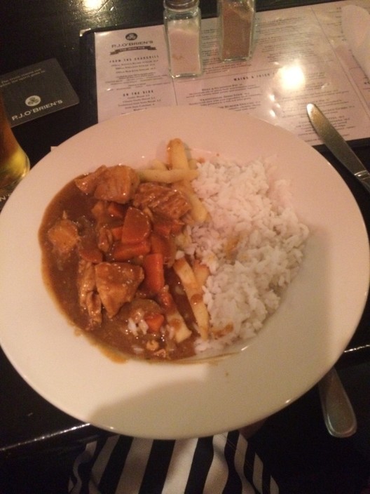 P J O'Brien's Irish Pub Pic 1 - Chicken curry